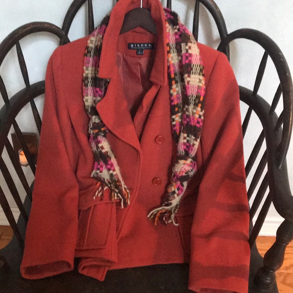 Burnt Orange Beautiful Fall Blazer. Size Small.